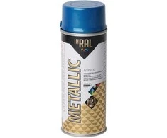 Aerozolinis akrilinis lakas INRAL METALLIC mėlyna 400 ml.