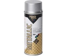 Inral Aerozolinis lakas sidabrinis METALLIC akril.400ml