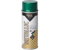Aerozoliniai dažai INRAL METALLIC žali 400 ml