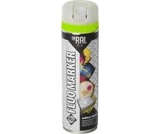 Aerozoliniai markiravimo dažai INRAL FLUOMARKER žalia 500 ml.