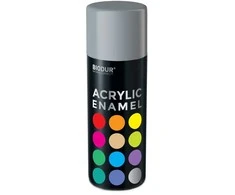 Akrilinė aerozolinė emalė BIODUR pilka RAL7046 400 ml
