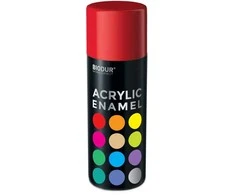 Akrilinė aerozolinė emalė BIODUR, raudona RAL3020, 400 ml