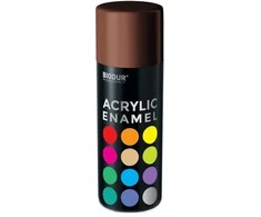 Akrilinė aerozolinė emalė BIODUR, tamsiai ruda RAL8017, 400 ml