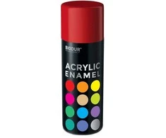 Akrilinė aerozolinė emalė BIODUR, ugnies raudonumo RAL3000, 400 ml