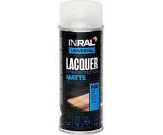 Akrilinis lakas INRAL LACQUER skaidri matinė 400 ml. 2670003