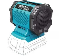 Dedra Akumuliatorinis garsiakalbis bluetooth USB lizdas 18V