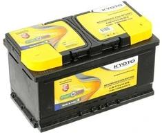 Akumuliatorius KYOTO EFB 12 V, 75 Ah, 730 A, pliusas dešinėje