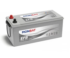 Akumuliatorius MONBAT EFB 12 V, 185 Ah, 1100 A, pliusas kairėje