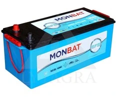 Akumuliatorius MONBAT EFB 12 V, 185 Ah, 1100 A, pliusas kairėje