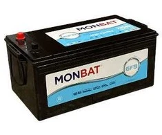 Akumuliatorius MONBAT EFB 12 V, 235 Ah, 1250 A, pliusas kairėje