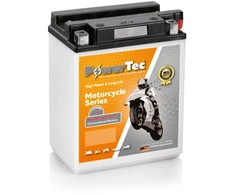 Akumuliatorius PowerTec YB14L-B2, motociklinis, 14 Ah, 12 V, 170 A, starterinis
