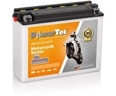 Akumuliatorius PowerTec YB16AL-A2, motociklinis, 16 Ah, 12 V, 175 A, starterinis
