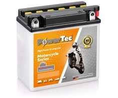 Akumuliatorius PowerTec YB7L-B, motociklinis, 8 Ah, 12 V, 80 A, starterinis