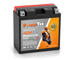 Akumuliatorius PowerTec YTX20CH-BS, AGM, motociklinis, 18 Ah, 12 V, 170 A, starterinis, švino rūgštinis