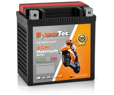 Akumuliatorius PowerTec YTX20HL-BS, AGM, motociklinis, 18 Ah, 12 V, 310 A, starterinis, švino rūgštinis