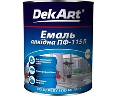 Alkidinė emalė DEKART PF-115P, šviesiai žalia, 0.9kg