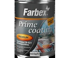Antikorozinis gruntas FARBEX GF-021, raudonai ruda, 0.9kg