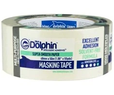 Apsauginė lipnioji dažymo juosta DOLPHIN TAPES (7 dienos) 25 mm x 50 m.