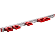 Laikiklių bėgelis su 5 laikikliais 9-0302-2 90 cm