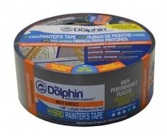 Blue Mėlyna Plastikinė lipni juosta Mėlyna DOLPHINS TAPES HYBRID 48 mm x 41 m.