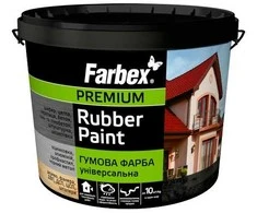 Dažai gumos pagrindu FARBA FARBEX GUMOVA smėliniai 3,5kg.