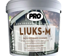 Medinių fasadų dažai PRO COLORE LIUKS–M, 3 l, geltona