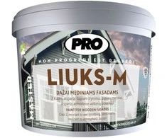 Dažai medienai LIUKS-M, 10L balta sp.