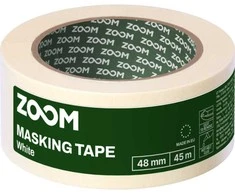 Be prekinio ženklo Dažymo juostelė, balta, 48 mm x 45 m, ZOOM
