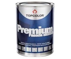 Mineralinių fasadų dažai TOPCOLOR PREMIUM FACADE SILICONE matiniai balta 1 L