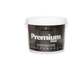 Sienų ir lubų dažai TOPCOLOR PREMIUM MAT balta matiniai 5 L