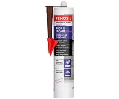 Elastingas hermetikas PENOSIL Roof &amp; Fasade Elastic, rudas, 290 ml