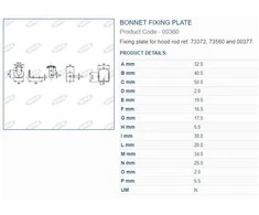 Fiksatorius metalinis A 00360 3 vnt