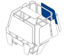 Galinis stiklas 54/4070-125T