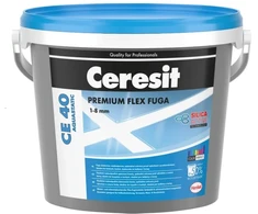 Elastingas plytelių siūlių glaistas CERESIT CE40, 5kg, baltas