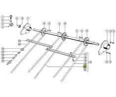 Grandinė nuožulnios kameros CLAAS 680113