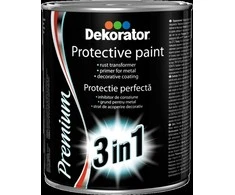 Gruntas - emalė 3in1 DEKORATOR, sidabrinė, 0.5 l