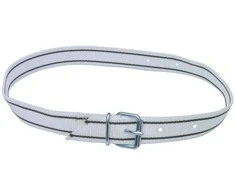 Identifikacinis saitas 120 cm baltas/juodas metalinė sagtis 20889