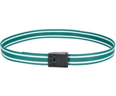 Identifikacinis saitas 130 cm žalias/baltas plastikinė sagtis 20923