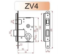 ĮLEIDŽIAMA SPYNA ZV4-1/2 407Z-35801/C-43