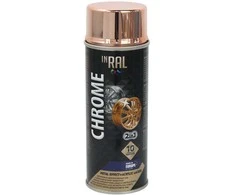 Akriliniai purškiami dažai INRAL CHROME varis 400 ml.