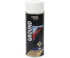 Aerozolinis antikorozinis gruntas INRAL GROUND, baltas RAL9003 400 ml.