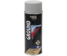 Aerozolinis antikorozinis gruntas INRAL GROUND pilkas RAL7040 400 ml.