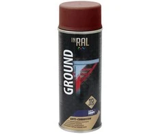 Aerozolinis gruntas antikorozinis INRAL GROUND raudonas RAL 3009 400 ml.