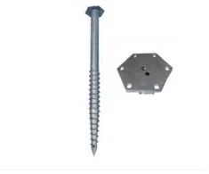 Įsukamas polius HEX-120mm M12 MTR 76 1000 3mm HDG