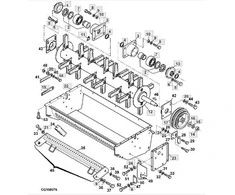 Įvorė smulkinimo peiliukui JOHN DEERE Z51243