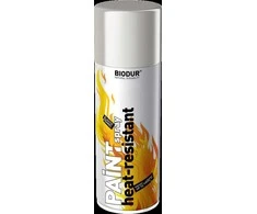 Karščiui atspari emalė BIODUR sidabro RAL9006 400 ml.