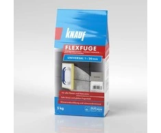KNAUF FLEXFUGE UNIVERSAL MANHATTAN 5KG Elastinis plytelių siūlių užpildas(nuo 1-20 mm)