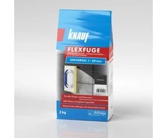 KNAUF FLEXFUGE UNIVERSAL SAMTSCHWARZ 5KG Elastinis plytelių siūlių užpildas(nuo 1-20 mm)