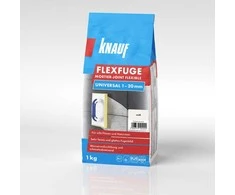 KNAUF FLEXFUGE UNIVERSAL WEISS 1KG Elastinis plytelių siūlių užpildas(nuo 1-20 mm)
