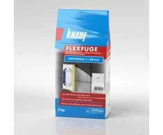 KNAUF FLEXFUGE UNIVERSAL WEISS 5KG Elastinis plytelių siūlių užpildas(nuo 1-20 mm)